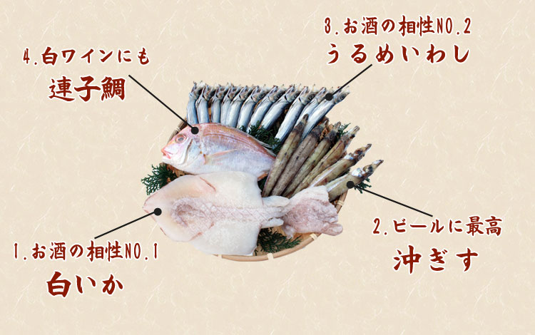 山陰の老舗が集めたこだわりの一夜干し内容をご覧下さい。