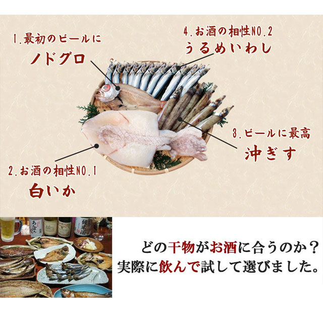 山陰の老舗が集めたこだわりの一夜干し内容をご覧下さい。