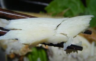 美味しいカレイはヒレを見れば分かります。
