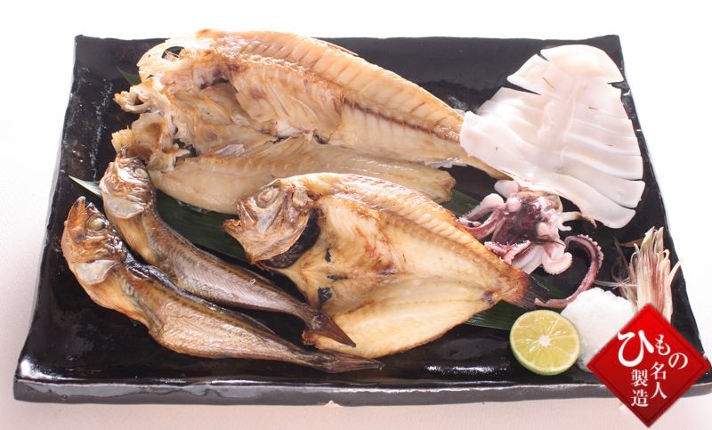 名人の干物 特選4種類-B(甘鯛)-盛りつけ